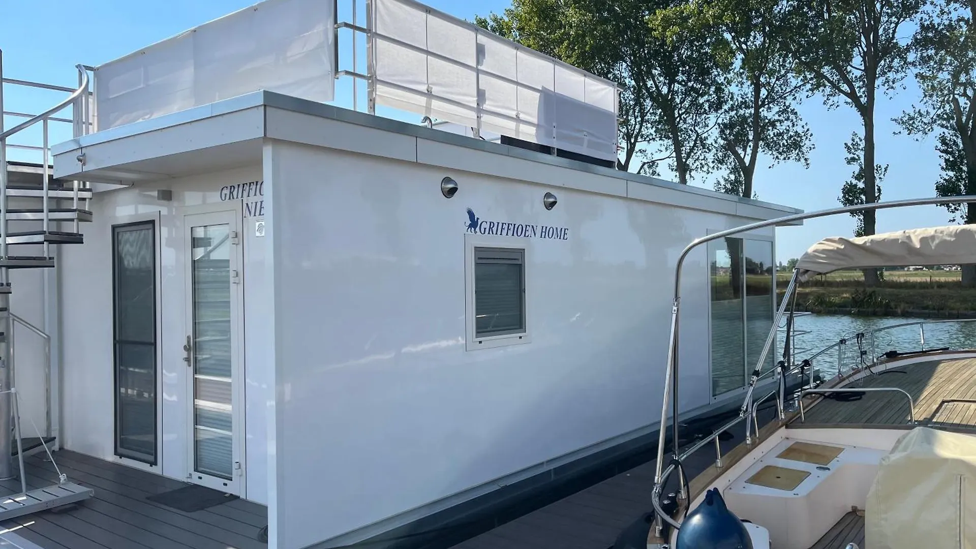 Hotel en barco Houseboat Griffioen Home, Nieuwpoort